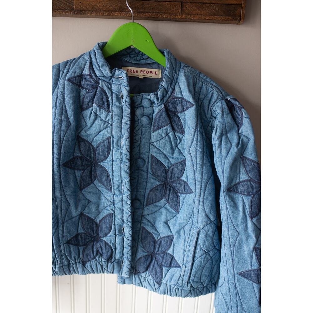Free People Quinn Quilted Jacket Medium NEW - Picture 4 of 6